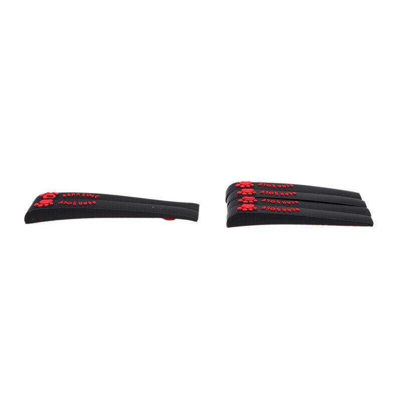 6X Black Car Door Edge Guards Trim Molding Protection Strip Scratch Protector