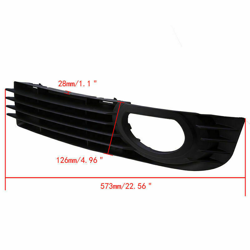 Front Driving Left Fog Light Lamps Bumper Grille Bezel Cover Fit Audi A8 06-2008