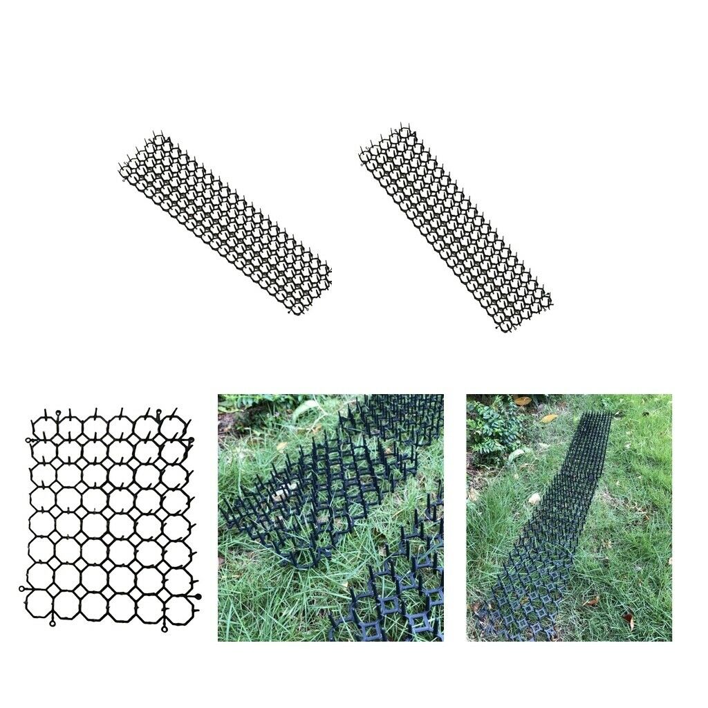 3Pcs Cat Dog Scat Repellent Spikes Training Mats For Indoor Outdoor Flower