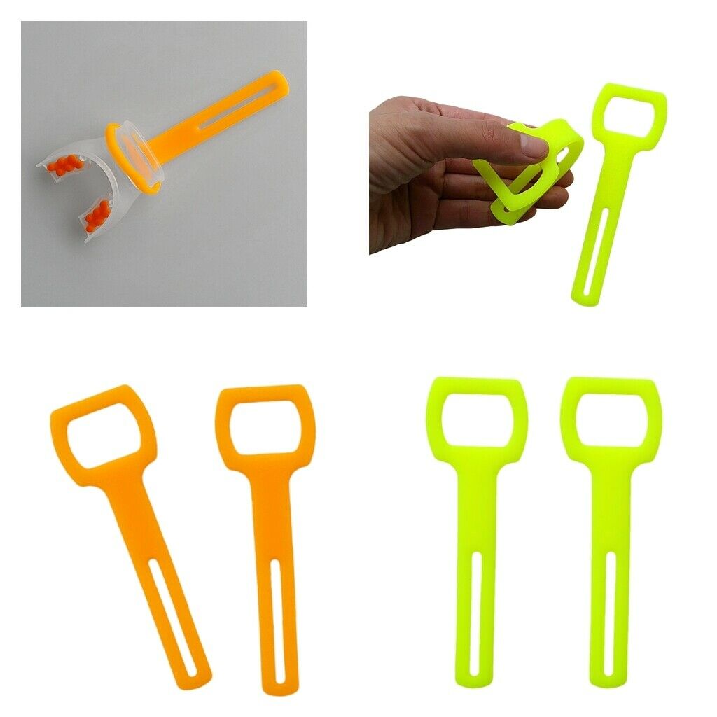 4Pcs Scuba Dive Silicone Mouthpiece Holder 2nd Stage Regulator Octopus Strap The