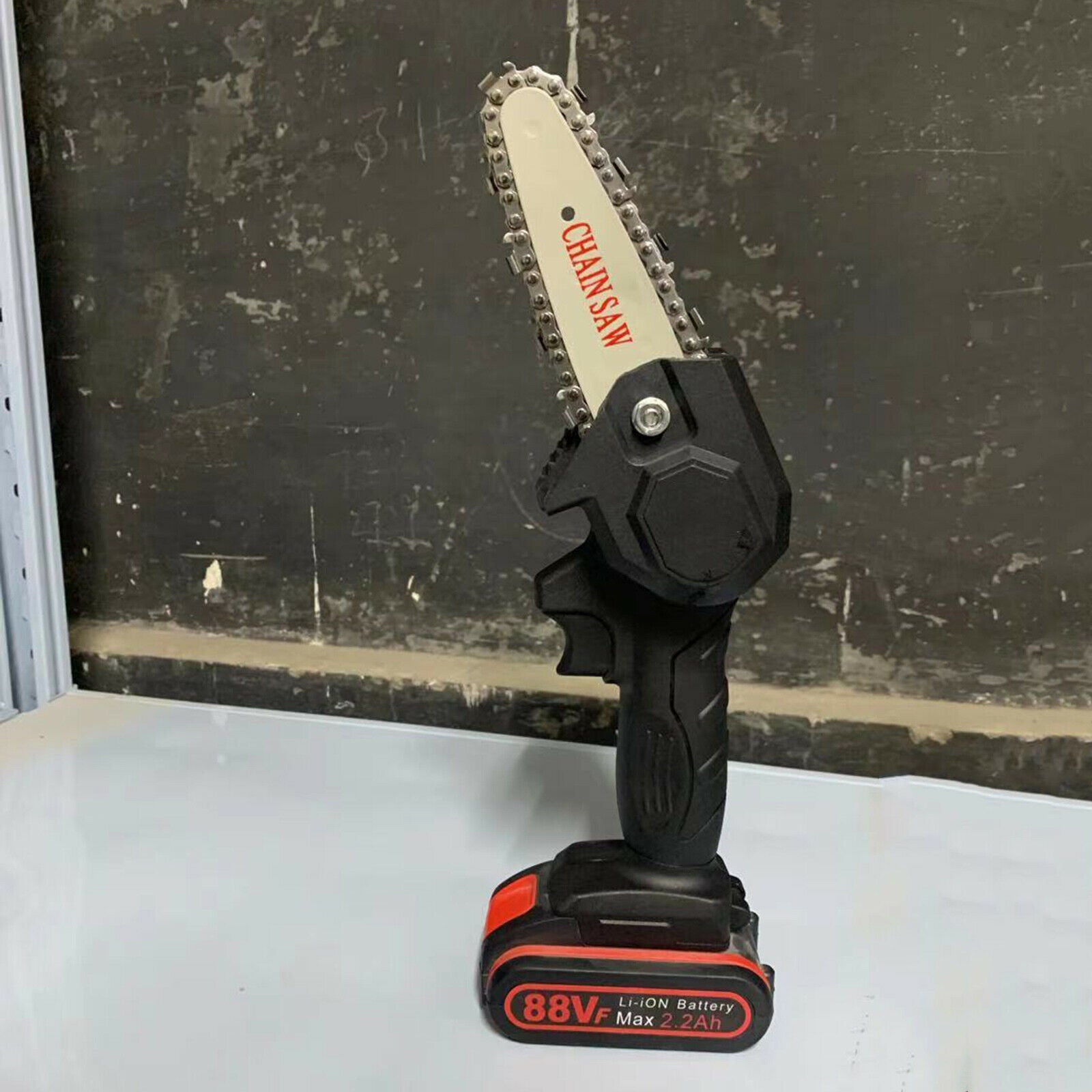 6" Electric Saw Mini Wood Cutting Chainsaw Rechargeable Pruning Shears