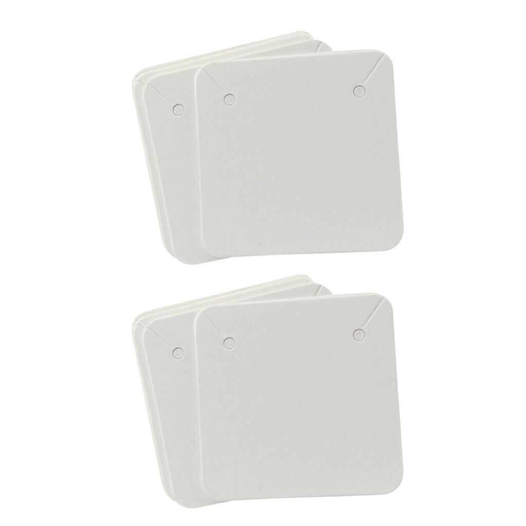 200x Necklace Display Holder Hanging Paper Card Package Decorative Organizer