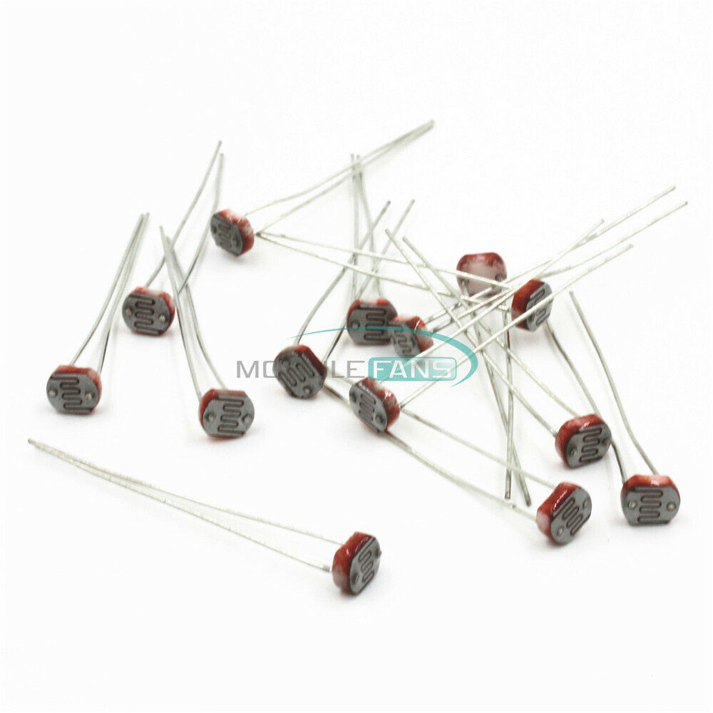 20PCS 5mm LDR CDS Light-Dependent Resistor Sensor Photoresistor GL5516