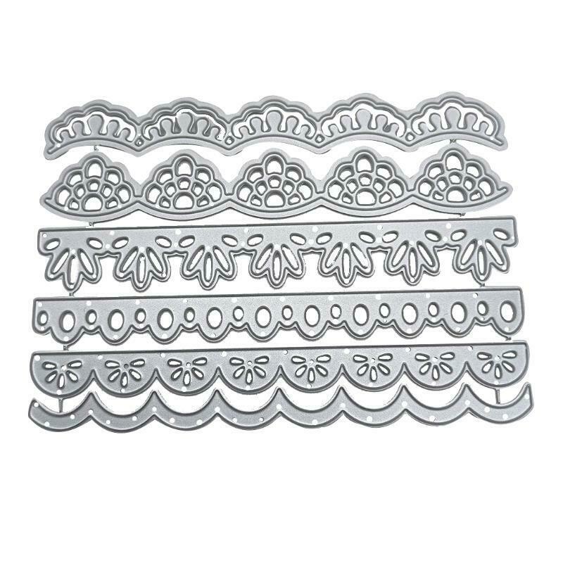 Lace Metal Cutting Dies Stencil DIY Scrapbooking Album Paper Card Template Mold