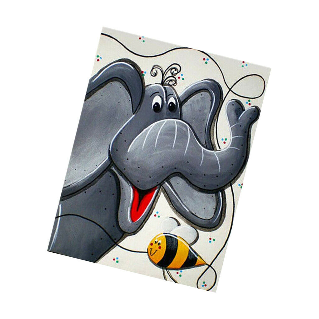 5D Diamond Painting Cartoon Animal Picture Crystals Embroidery Arts Elephant