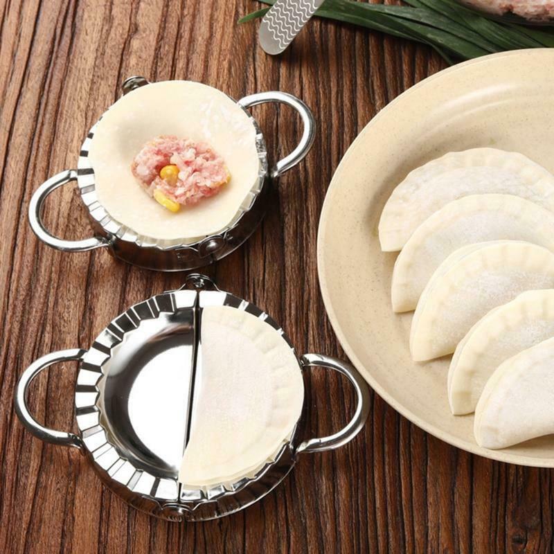 Stainless Steel Dumpling Maker 3 Pcs Small Medium and Large Dumpling Mold Dough