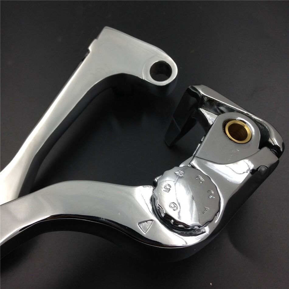 For Suzuki GSXR GSX-R GSXR1000 2005 2006 CHROME Brake Clutch Flame Lever