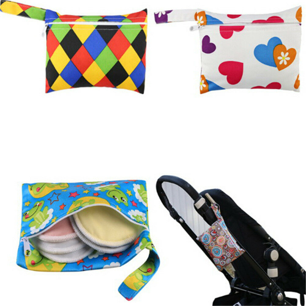Mini Nursing Wet Bag Waterproof Reusable for Mama Cloth Menstrual Pad.l8