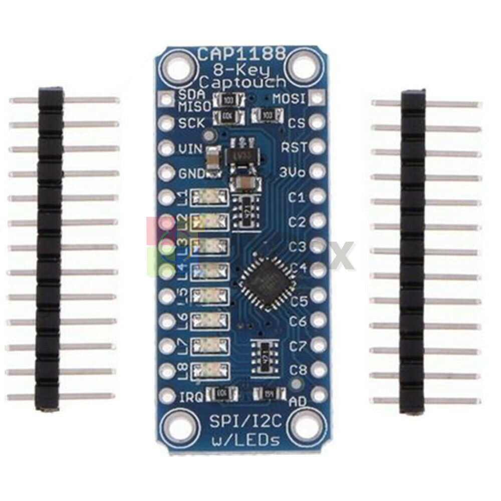 Magic SPI I2C 8 Key Touch Sensor Breakout Module Captouch CAP1188 For Arduino