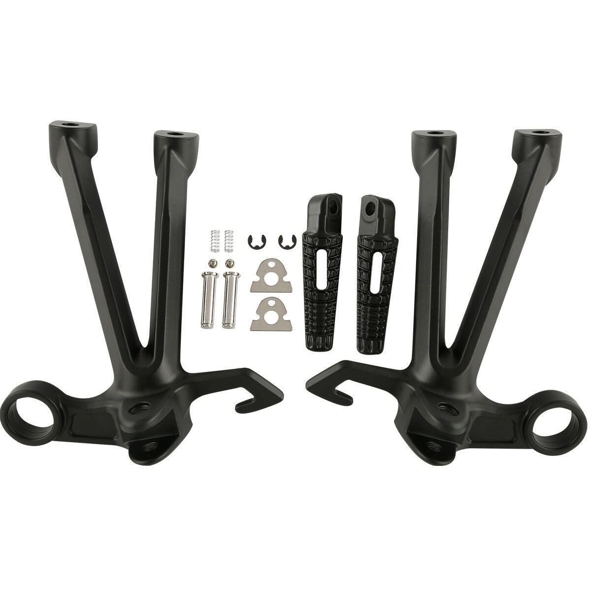Rear Passenger Foot Peg Footrest Bracket Set Fit For Suzuki GSXR1000 2007-2008