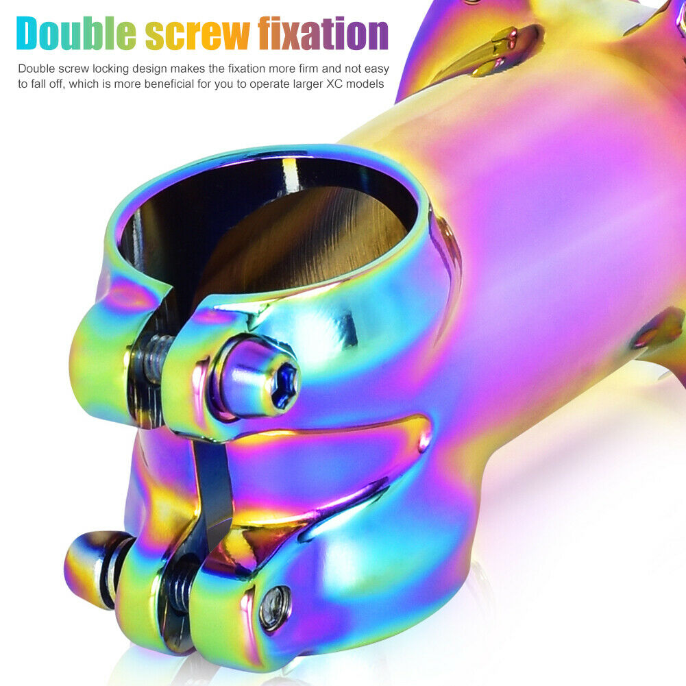 Bicycle Stem 7 Degree 31.8mm Handlebar Bike Stem 60mm with M5 Screws Bolts @