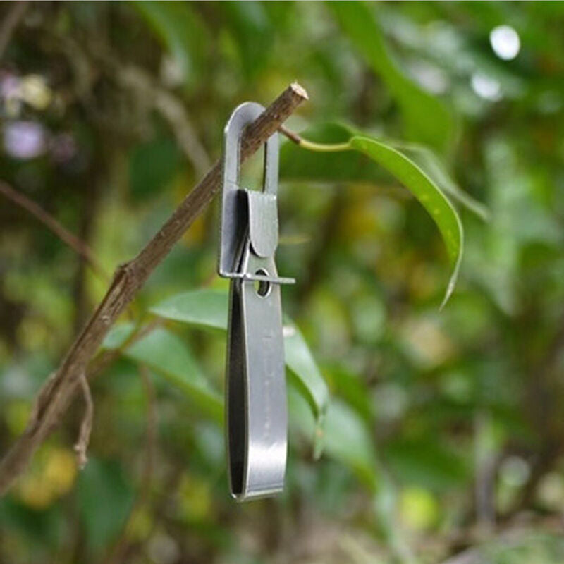 New EDC Gear Tweezers Stainless Tick Gripper Survival Bushcraft PocketKeyc.l8