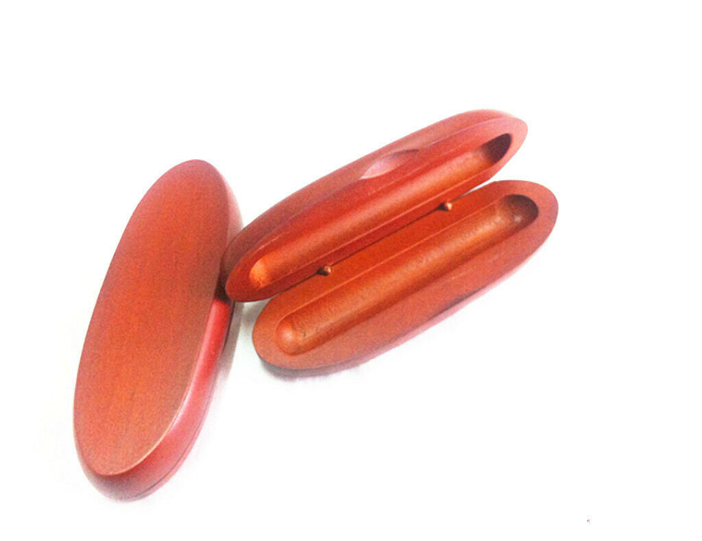 Exquisite Single Pencil Pen Case Ball Pen Fountain Pen Storage Box - Oval
