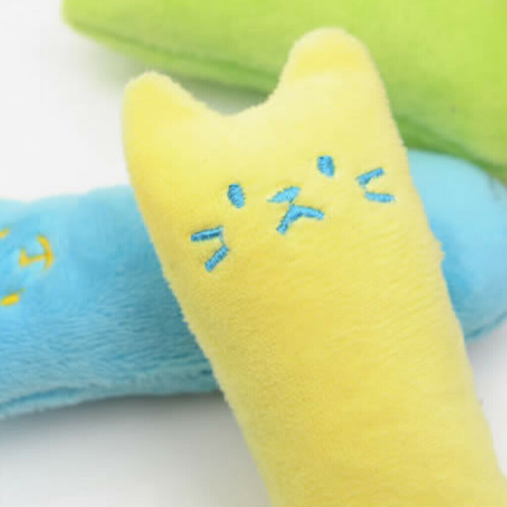 5 Pcs Cat Catnip Toys 5 Pack for Cat Playing Chewing Teeth Cleaning Pet Catnip