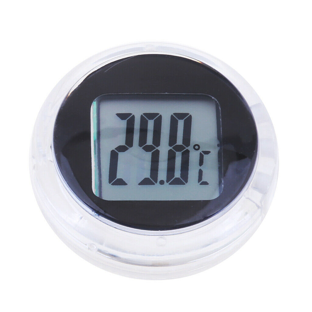 Motorcycle Instruments Accessories Temperature Gauge Black - Digital Display