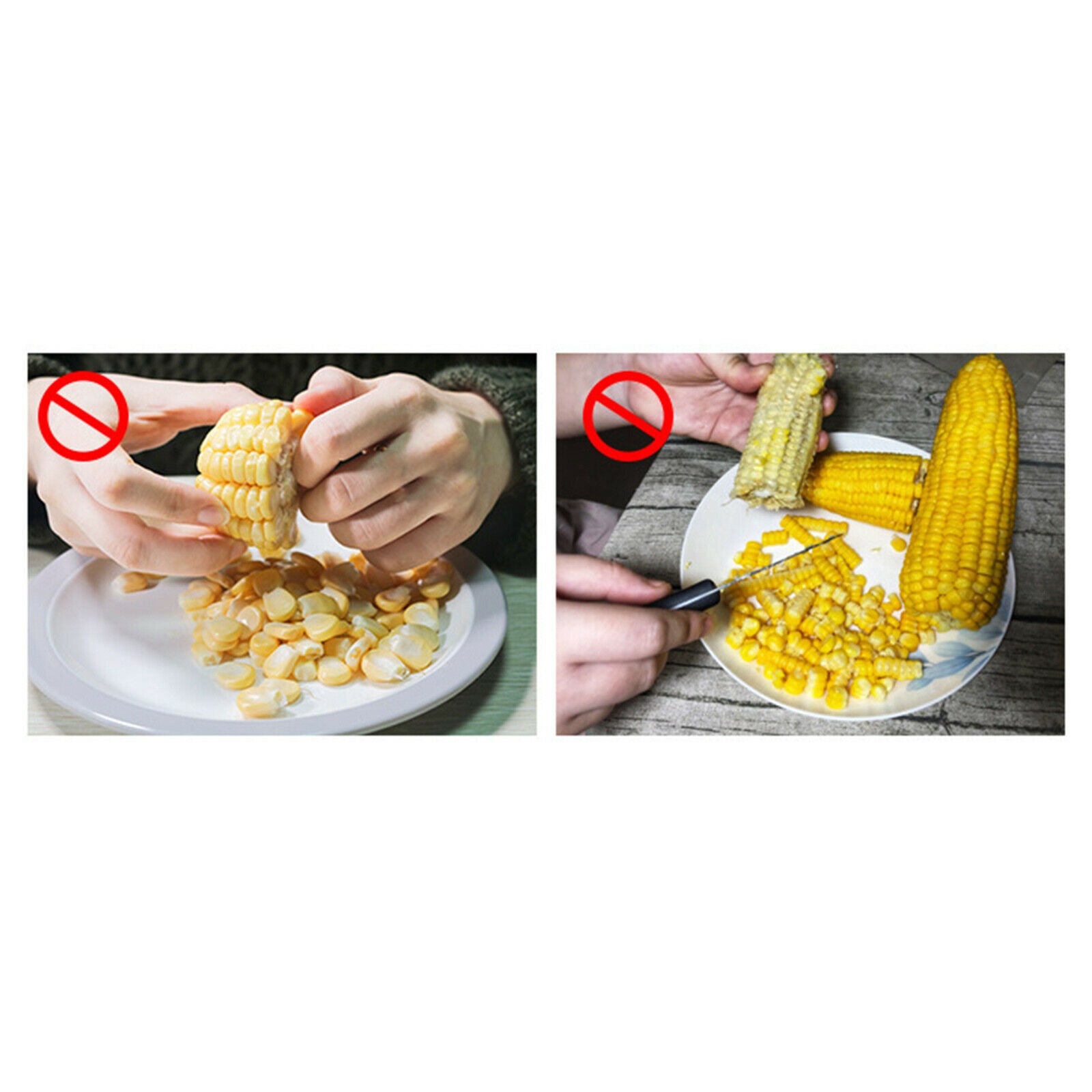 Non  Stainless Steel Home Cob Peeler with Serrated Blade Corn Stripper