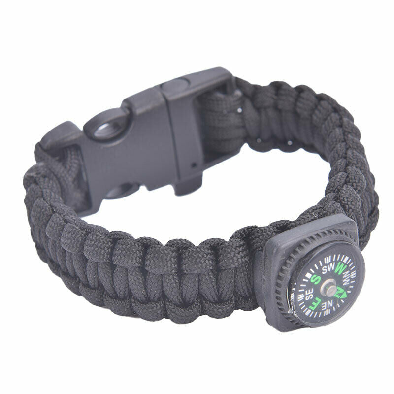 Military Emergency Paracord EDC Bracelet Multifunction Field Survival Com.l8