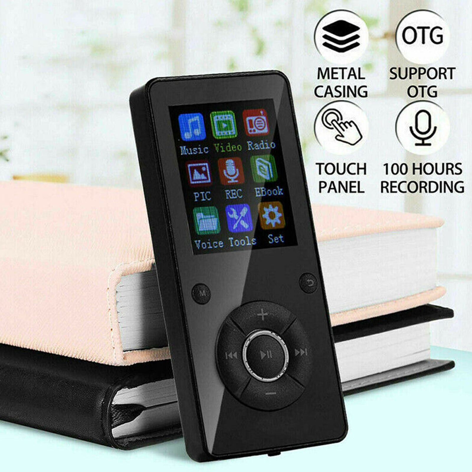 32GB bluetooth MP3 MP4 TF Card Mini Music Player Portable Sports FM Speaker