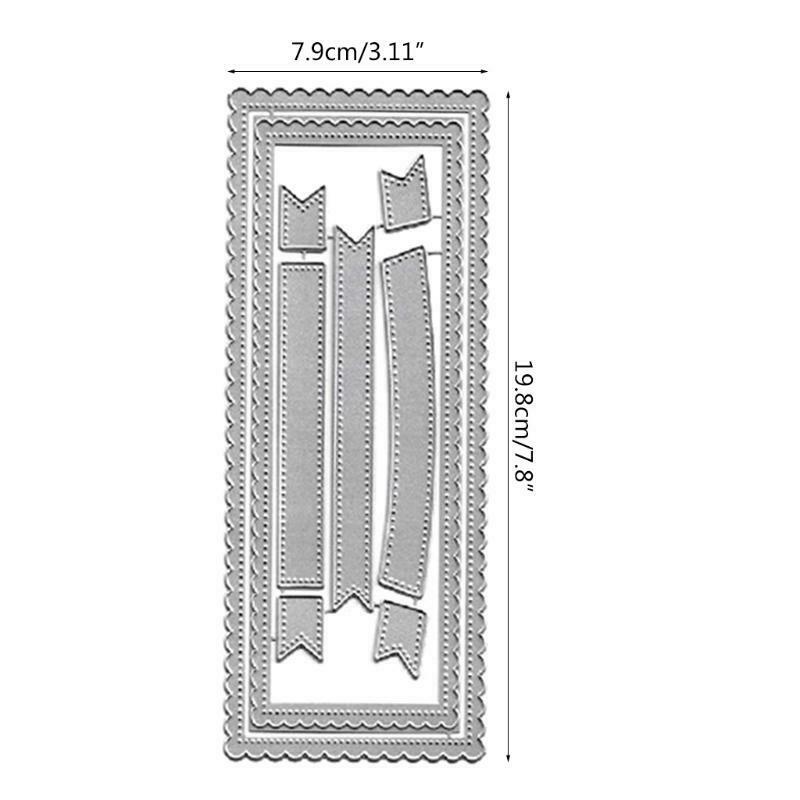 Lace Frame Background Set Carbon Steel Cutting Dies DIY Scrapbooking Photo Album