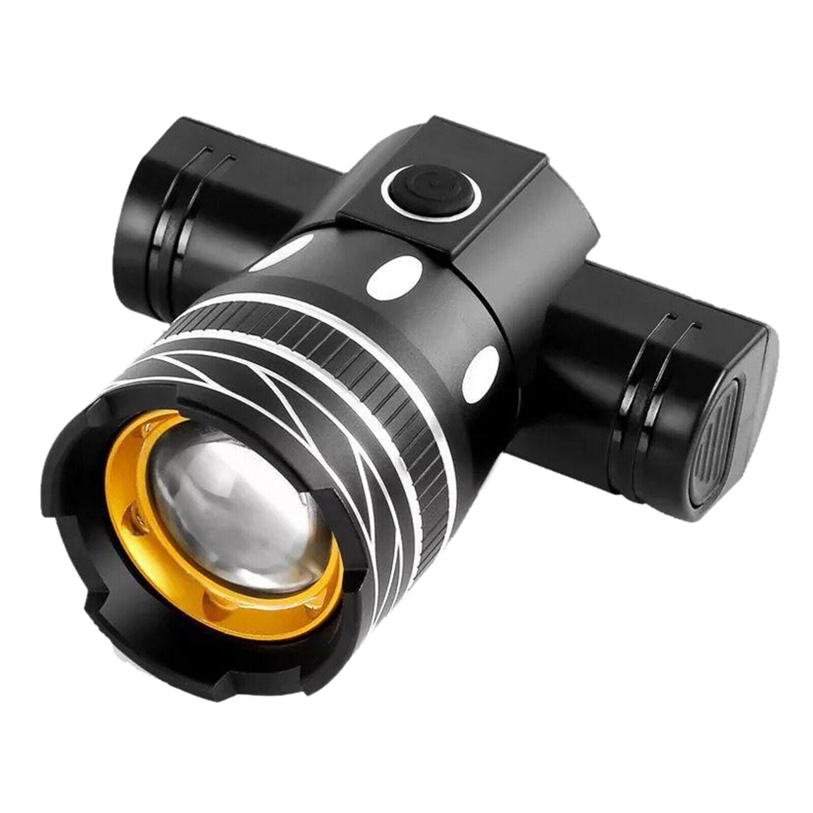 LED Headlight USB Rechargeable Cycling Light Lamp for