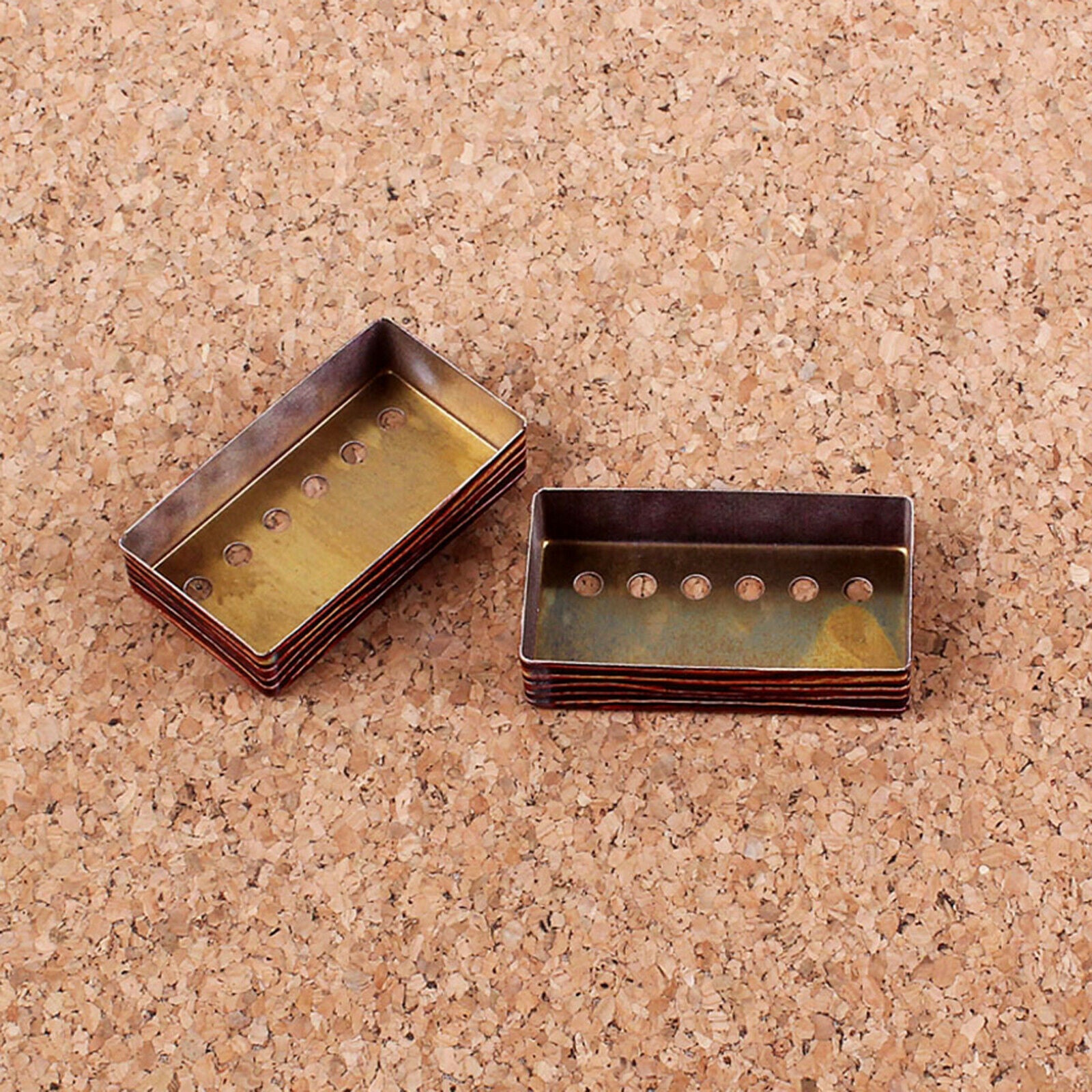 2pcs Copper Guitar Pickup Cover Set Electric Guitar Parts Easy to Install
