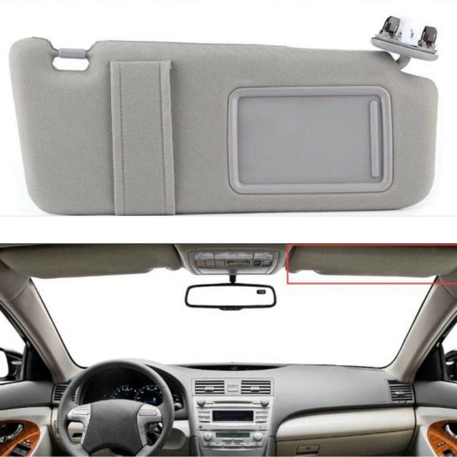 Right Side Sun Visor 74310-06770-B0 Replacement for Camry 07-11 Spare Parts