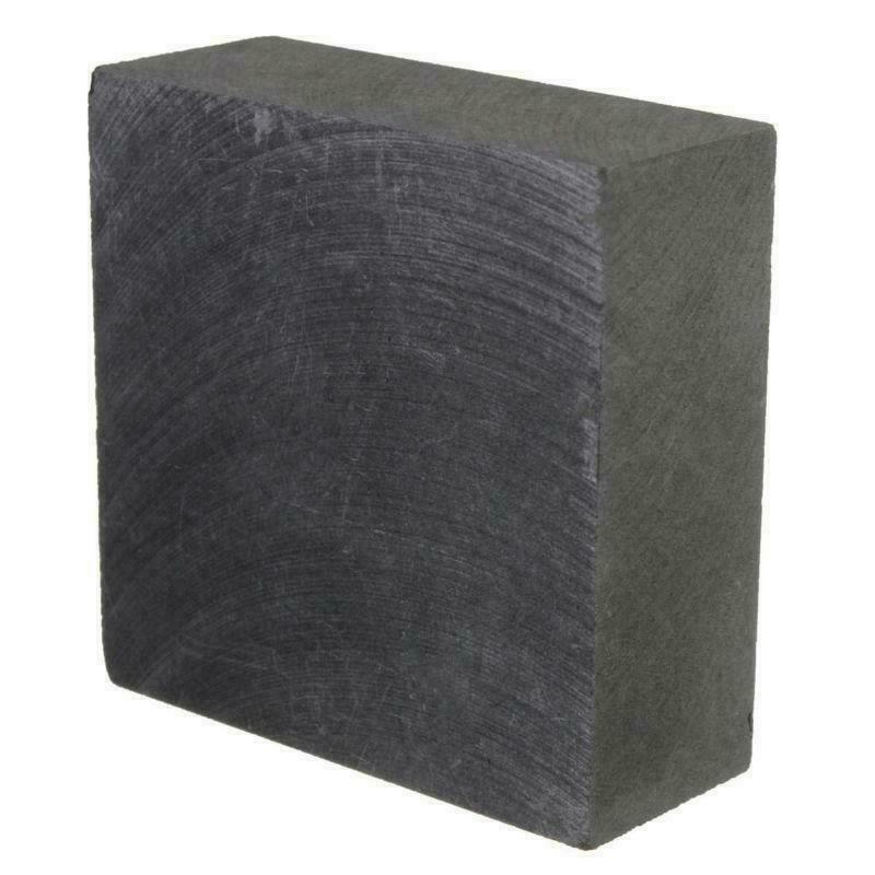 1pcs 99.9% High Purity Fine Grain Graphite Ingot Blank Block Sheet 50x50x20mm