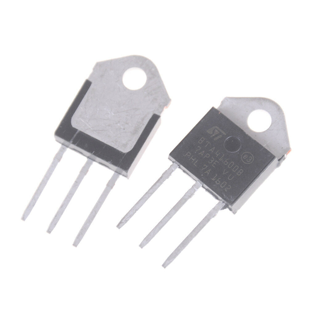 5PCS BTA41-600B Three Pole Triac SCR Bidirectional Controlled Silicon TO-3P W Tt