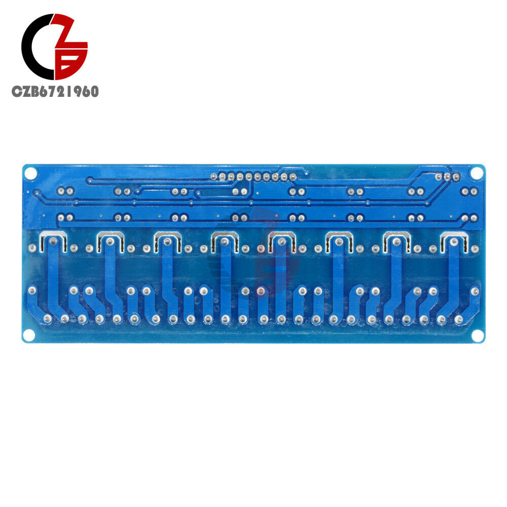12V 8 Channel Relay Module Optocoupler for Arduino UNO 2560 1280 ARM PIC AVR