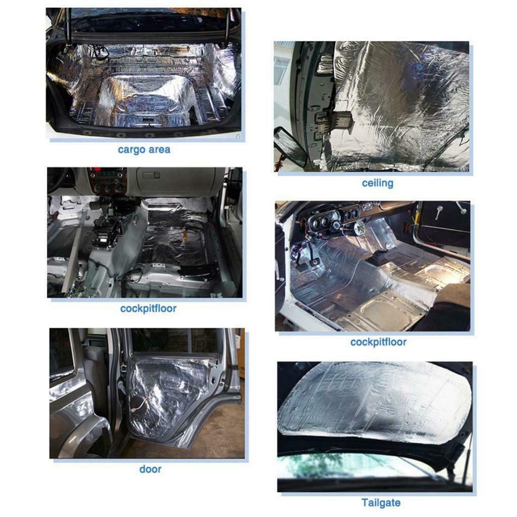 10 mm sound insulation and heat shield aluminium film 7.53sq.ft