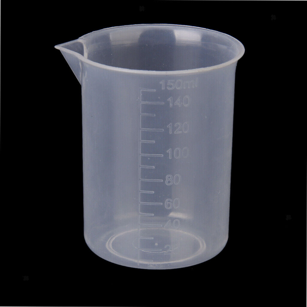 150ml Transparent Plastic Graduated Beaker