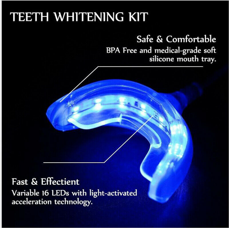 Portable LED Teeth Whitening Device 3 ports for Android IOS USB Syst.l8