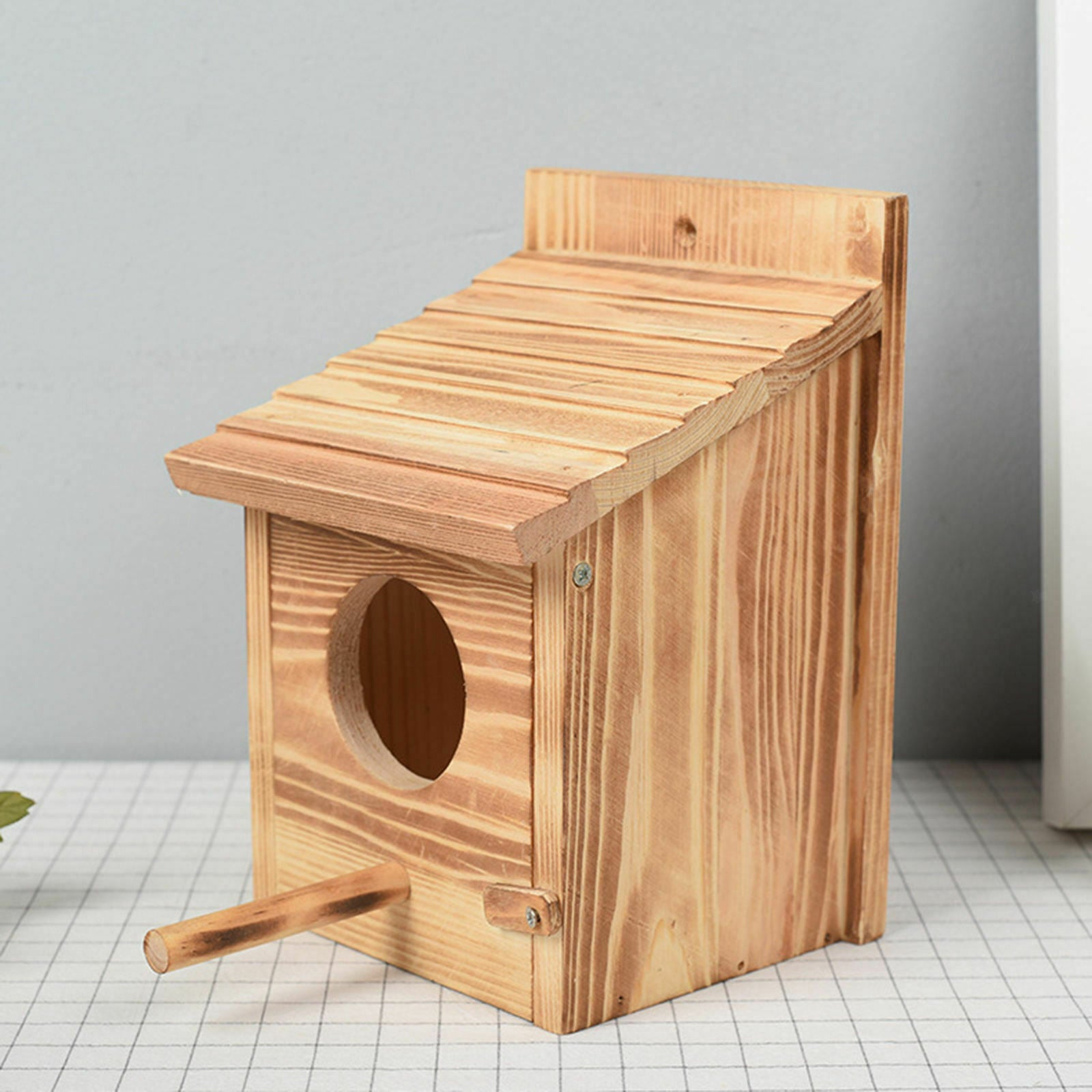 Quality Wooden Wild Bird Nest Wood Box House - Pressure Treated Long Lasting