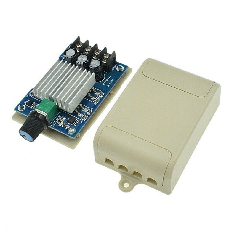 2X(30A DC Motor Speed Controller DC12V-24V Motor Controller Stepless Speed R4K8)