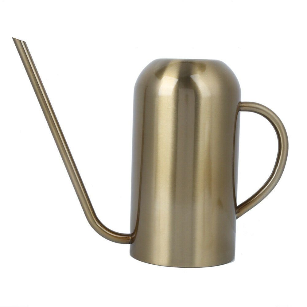 1.5L  Long Spout Watering Can Spray Sprinkling Pot Stainless Steel Watering Pot