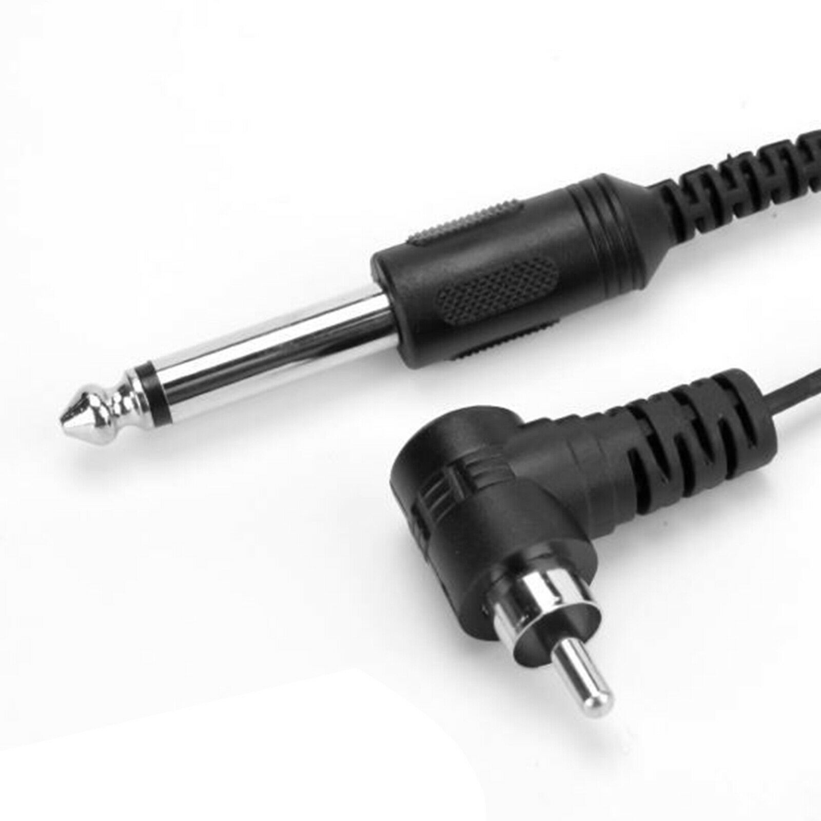 High Quality 6.3ft Tattoo Power Supply Soft Silicone RCA Clip Cord Connector for