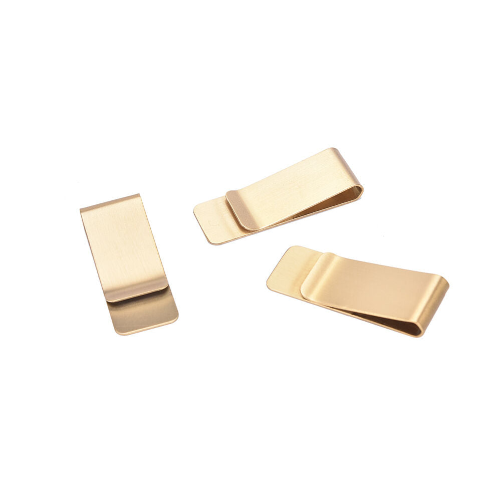 Fashion Simple Metal Money Clip 2 Colors Man Clamp Holder For Money Wallet.A XC