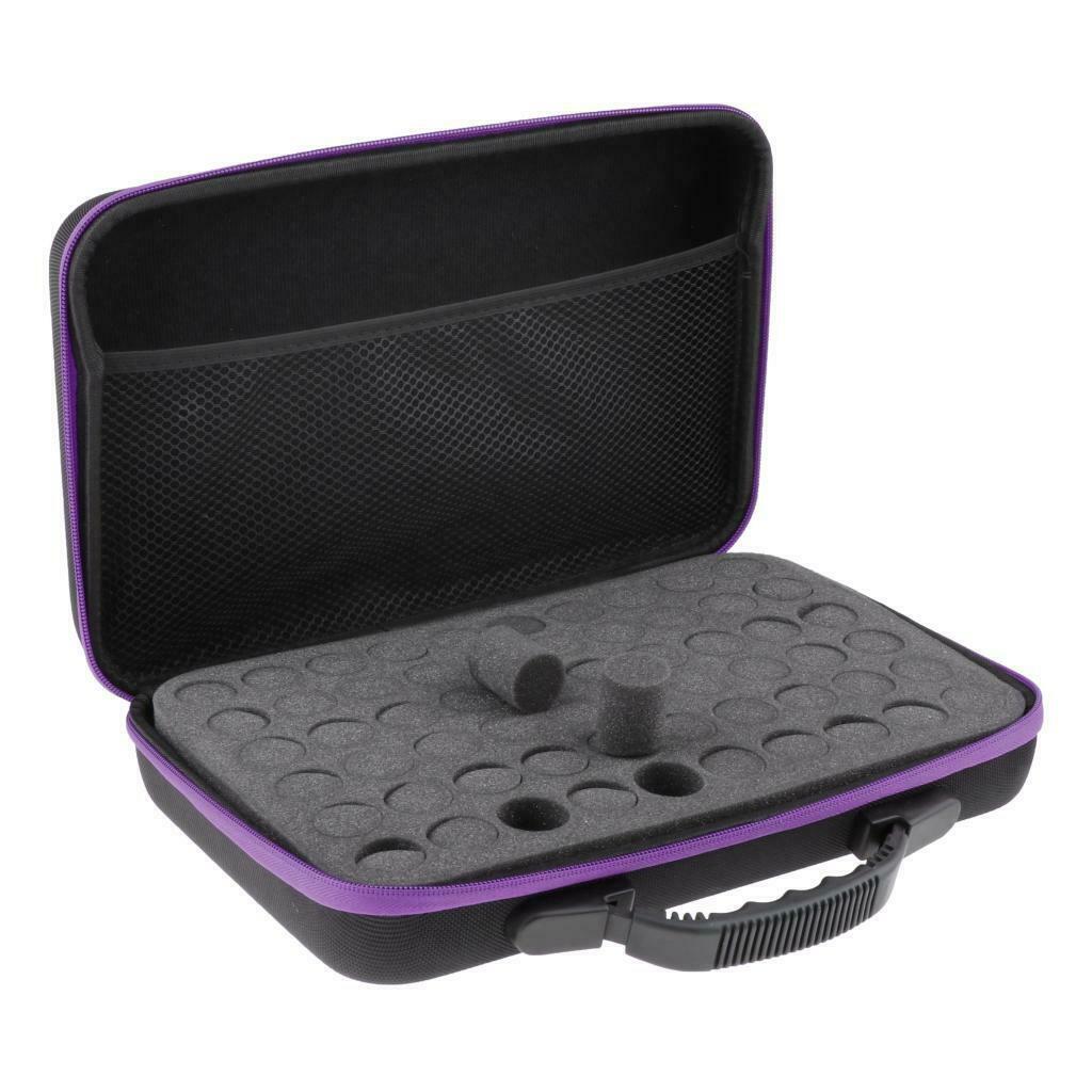 2 Pieces Essential Oil Carry Case Holder Organizer Aromatherapy Oil Bag