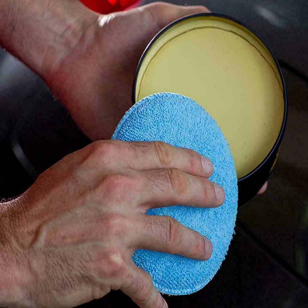 10 x 5" Microfiber Foam Sponge Polish Wax Applicator Car Detailing Cleaning Pad