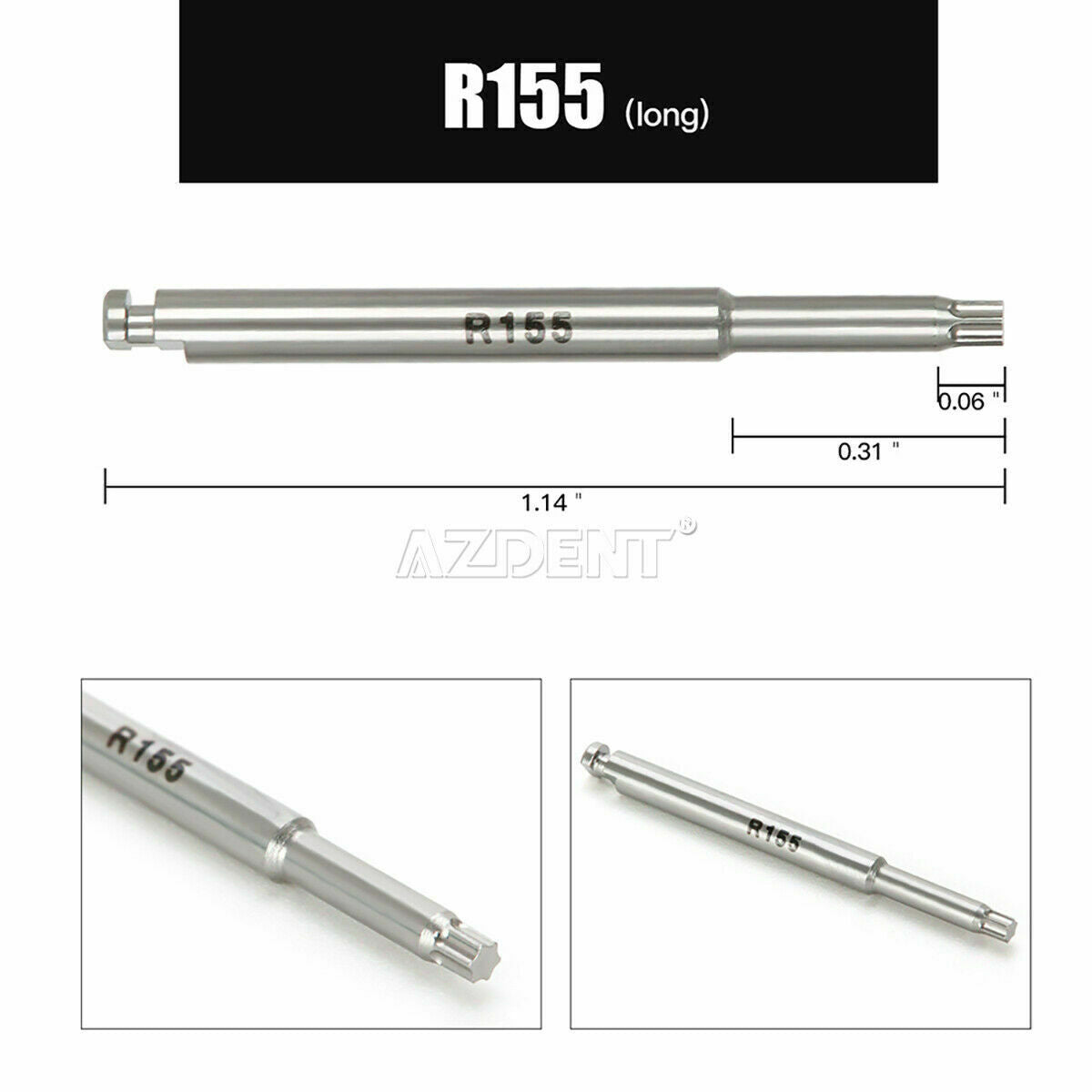 12pcs Dental Clinic Implant Motor Screw Driver Abutment Screw Driver Long+Short