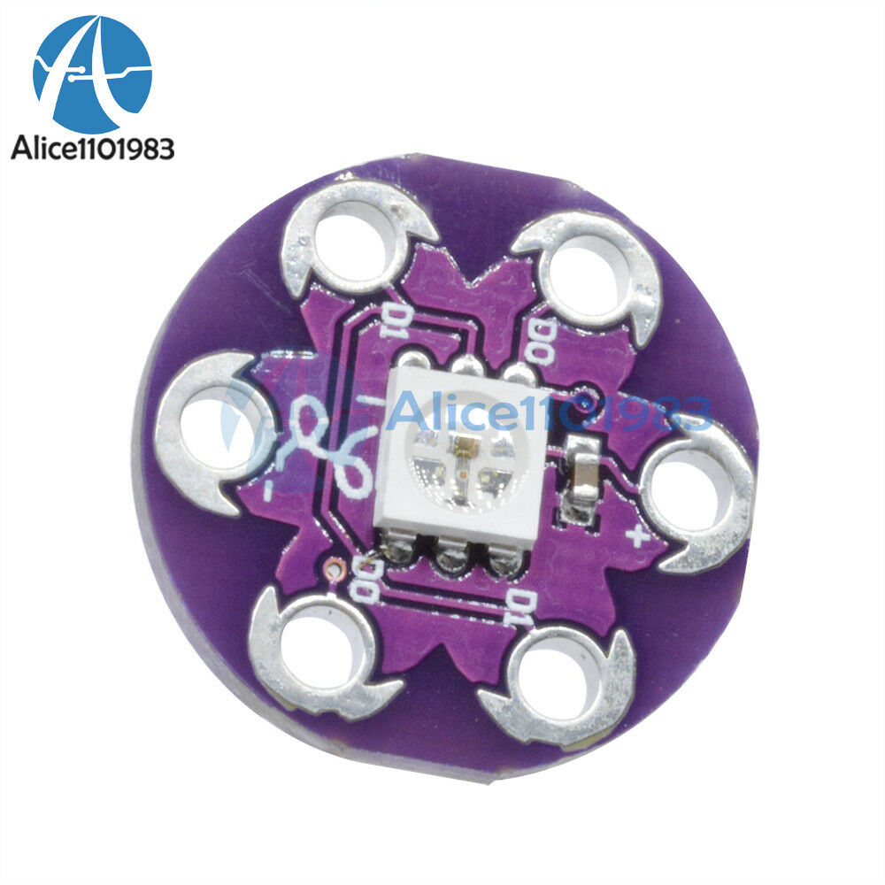 5PCS New LilyPad Pixel Board WS2812 5050 Lamp Panel LED Module for Arduino