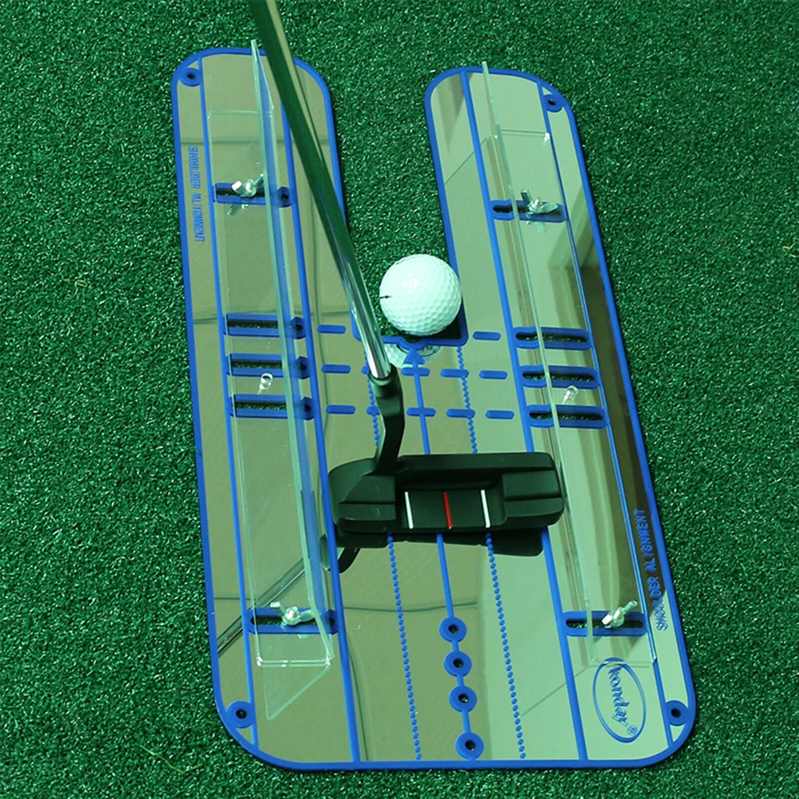Golf Putting Mirror 17.95" x 9.25" Trainer Swing Line Trainer Eye Supplies