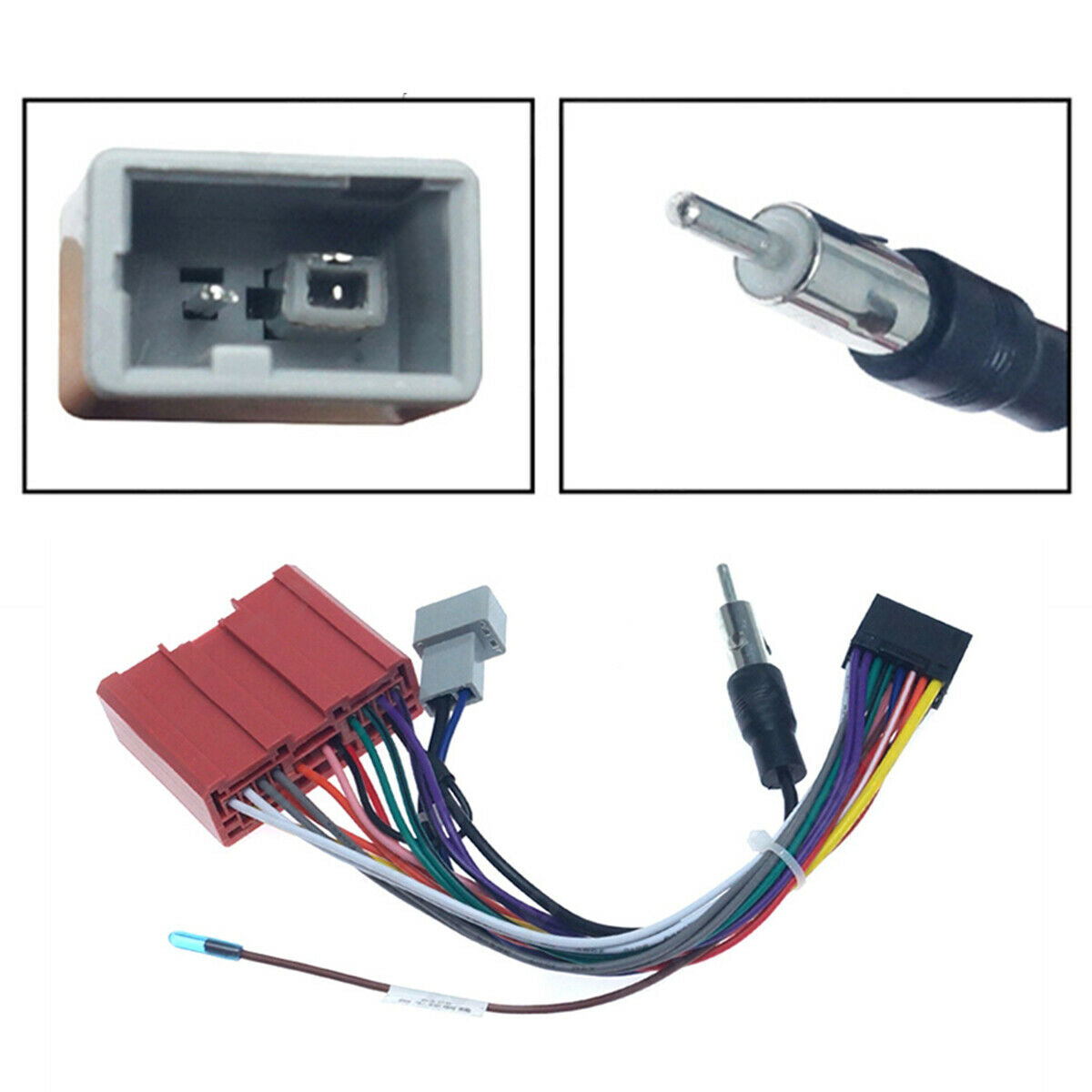 For Mazda 2/3/6 2008+ 1Set 16PIN Car Aftermarket Radio Audio Power Cable Adaptor