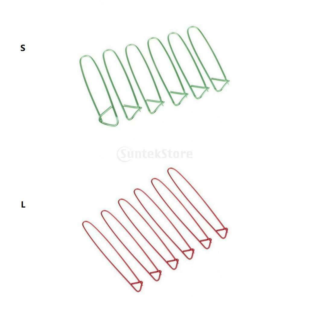 12x Locking Stitch Holder Knitting Needle Safety Clip Pins for Yarn Kilts