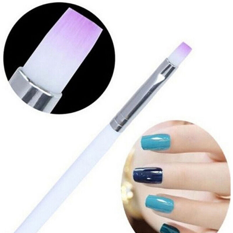 2X Acrylic UV Gel Nail Art Design Pen Polish Painting Brush Manicure Tools y Kt