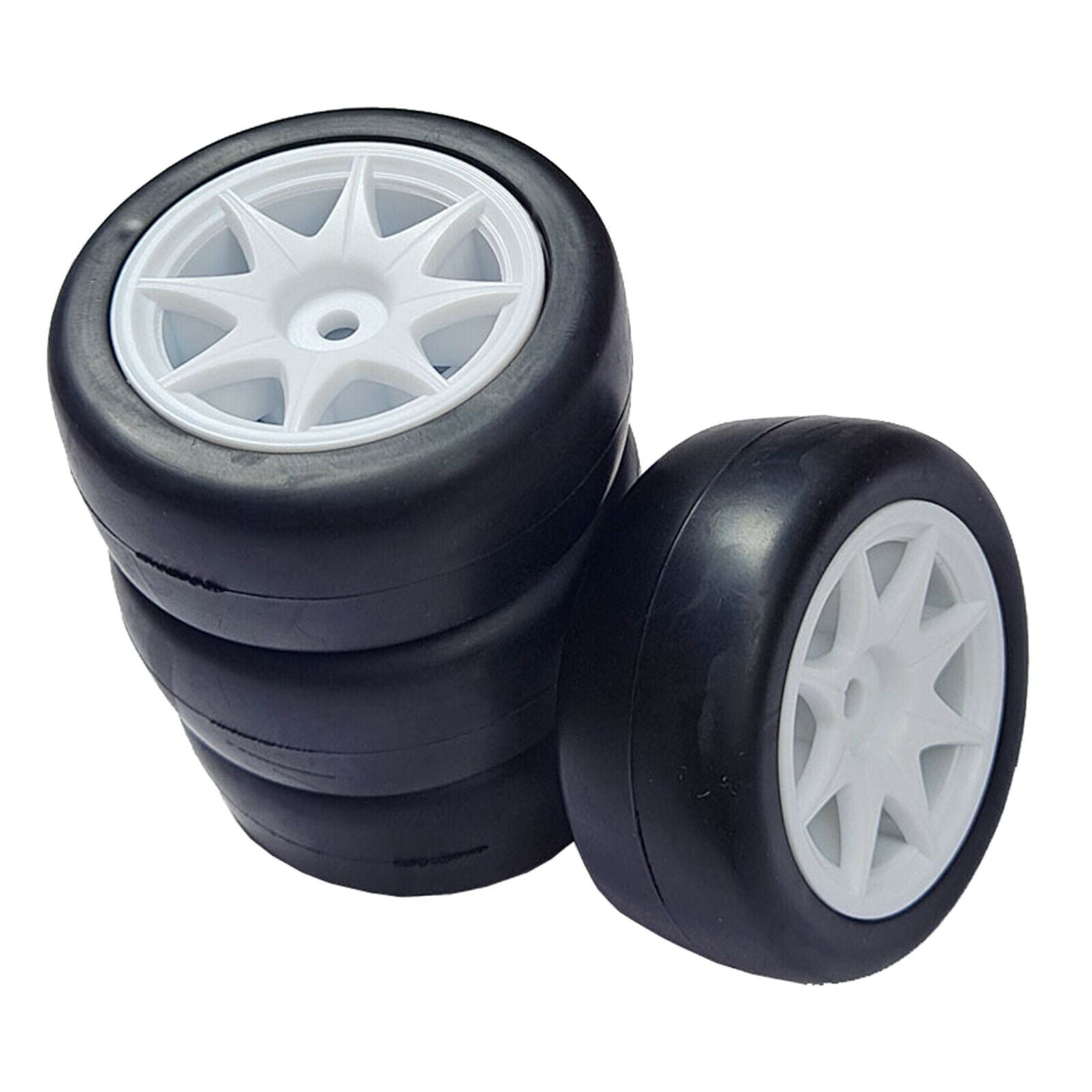4PCS RC 58mm Wear Resist Rubber Tires Replacement for Sakura M4 M5 MST TCR M04