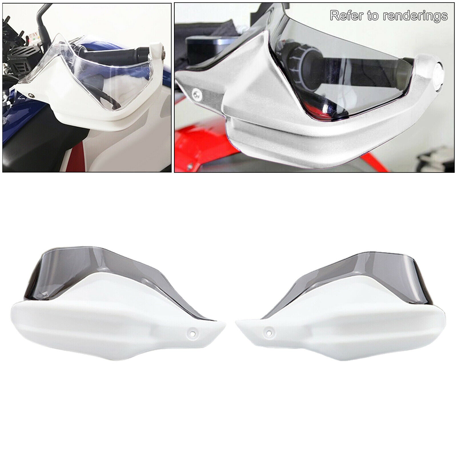 Motorcycle Handlebar Hand Guard Hand Shield for BMW S1000XR Parts White Gray
