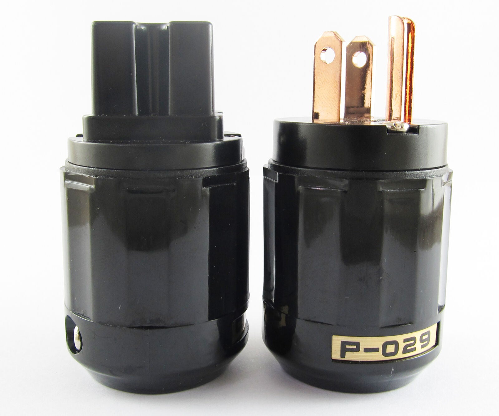5 Pair C-029 IEC Connector + P-029 US Power Plug ICE Connector for Audio