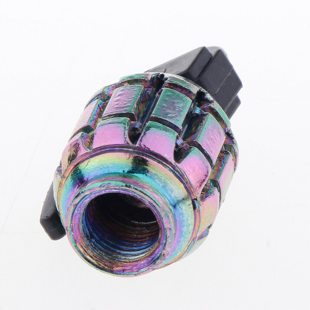 Aluminum Alloy Tire Stem Valve Caps  Dust Cover for Car Motorcycle 2.6x2cm