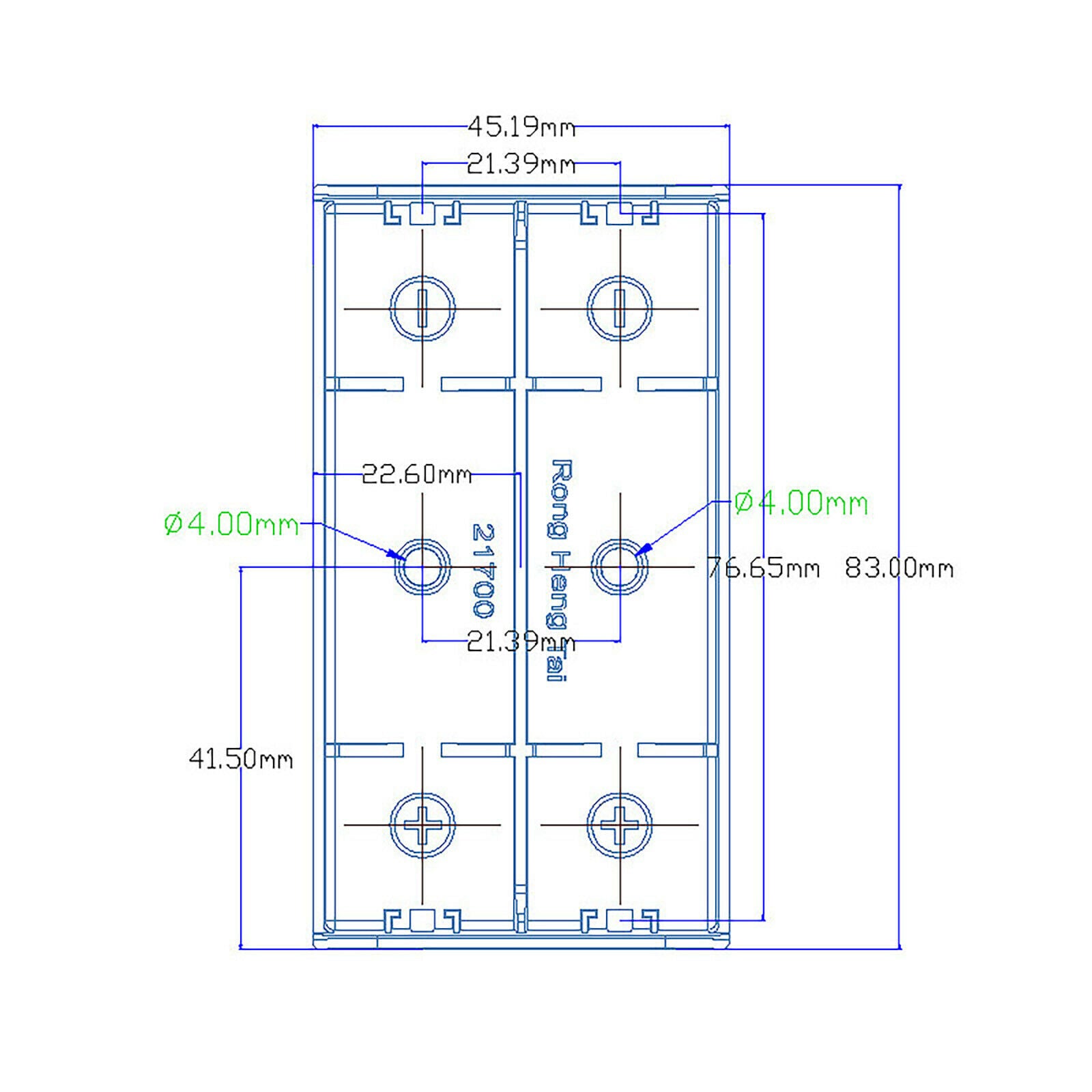 Tough Battery Box Pack 21700 Battery Power Bank Holder Base DIY Plug-in